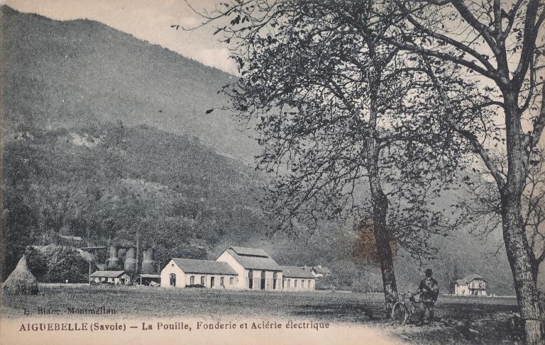 L'usine de La Pouille dans les années 1920 — Fonderie et Aciérie électrique d'Aiguebelle